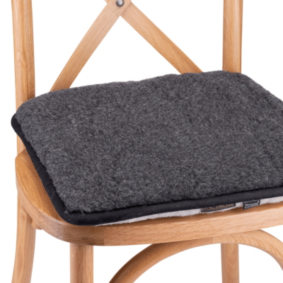 Wełniana podkładka na krzesło lub taboret (4)